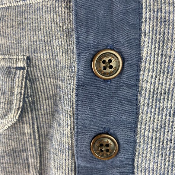 Men's Blue Button-Up Shirt - Picture 6 of 9